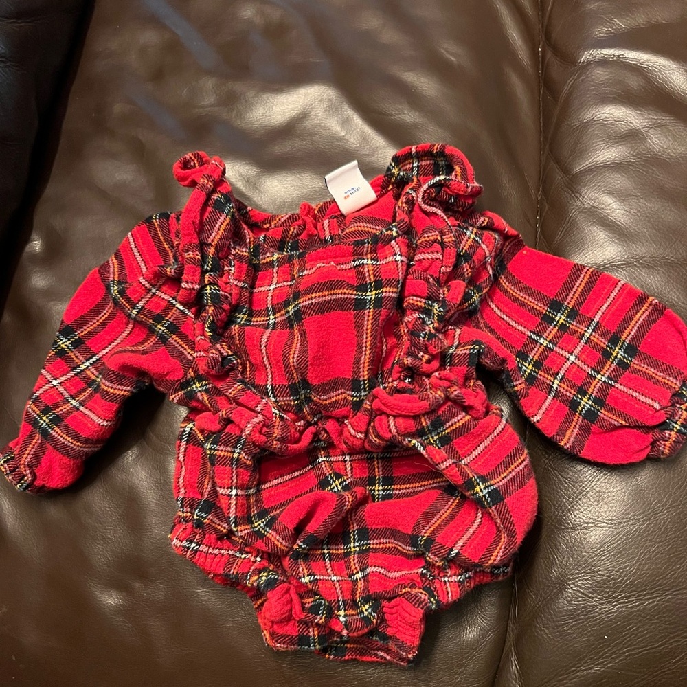 Love navy holiday bubble romper